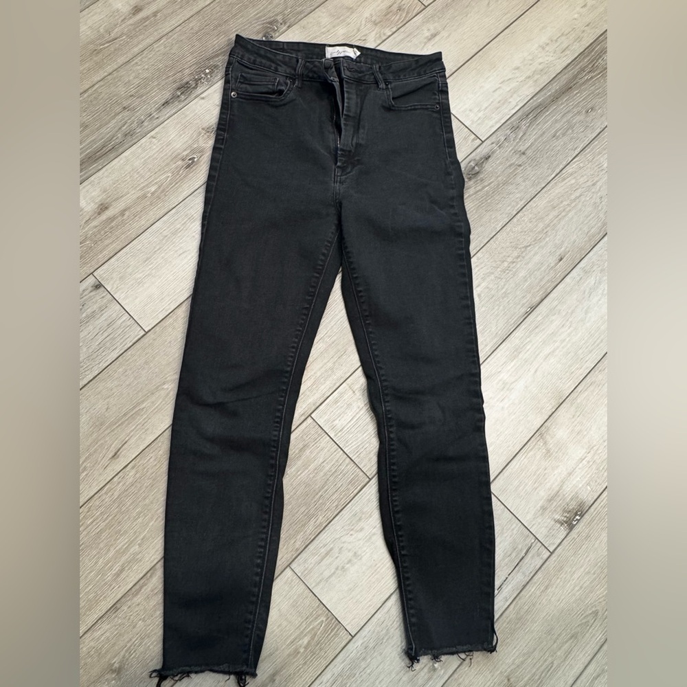 Carly Jean Los Angeles Landon Black Skinny Jeans Stretchy Fit